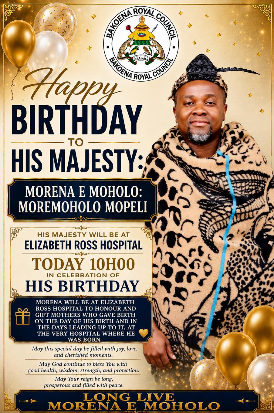 Happy Birthday Morena e Moholo: Moremoholo Mopeli